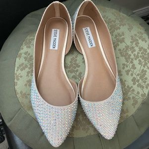 Steve Madden rhinestone flats